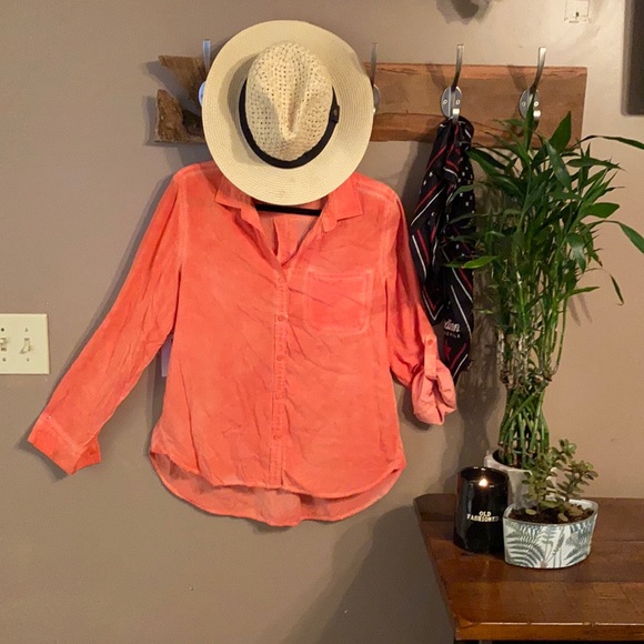 Velvet Heart Tops - VELVET HEART Light and soft, Button down shirt